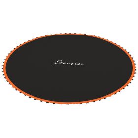 Soozier Trampoline Replacement Mat, Fits 12' Trampoline w/ 72 V-Hooks & 5.5" Springs (Spring & Frame not Included), Orange