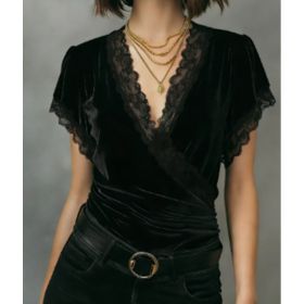Polyester Women's Short Sleeved Shirt (Option: Black-XL)