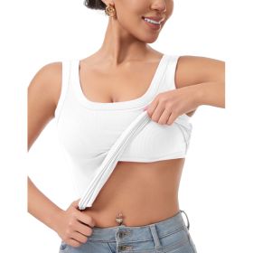 Self Pickup Only-Women Elegant Crew Neck Basic T-Shirt (Option: White-S)