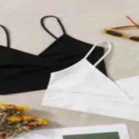 Home Vest Can Be Twinset Outfit Tube Top (Option: Black And White-XS)
