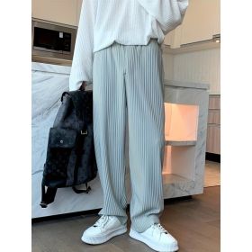 Casual Pants, Trendy And Fashionable Casual Pants, Men's Pants, Men's Pants, Long Pants, Straight Pants, Corduroy Casual Pants, Tight-fitting Cas (Option: Black-XL)
