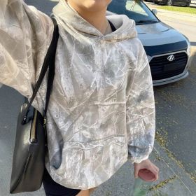 Hoodie Hot Sale Long Sleeve Jungle Maple Leaf Branches (Option: Color 5-XS)