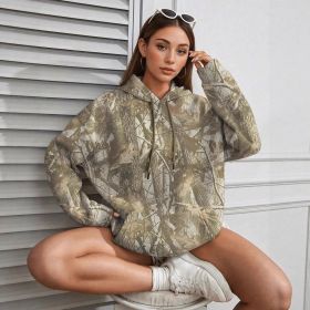 Hoodie Hot Sale Long Sleeve Jungle Maple Leaf Branches (Option: Color 3-XS)